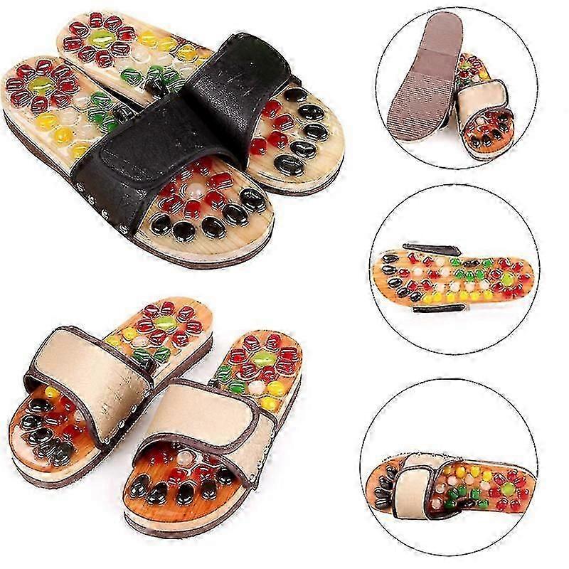 2025新しい指圧マッサージスリッパフットマッサージスリッパシューズ足底筋膜炎サンダルマッサージャー男性女性用フリップフロップ