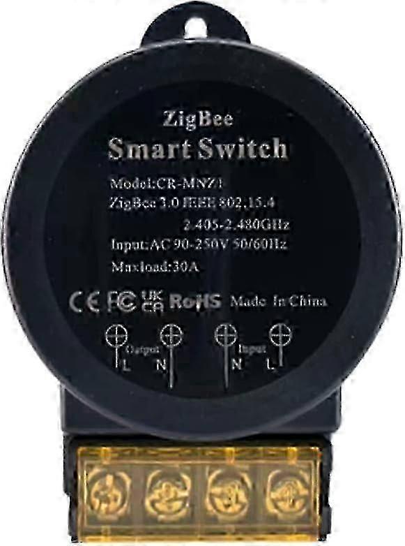30A High Power ZigBee Smart Switch, DIY Wireless Remote Control Module with Smart Life App,Timer Function High quality 659
