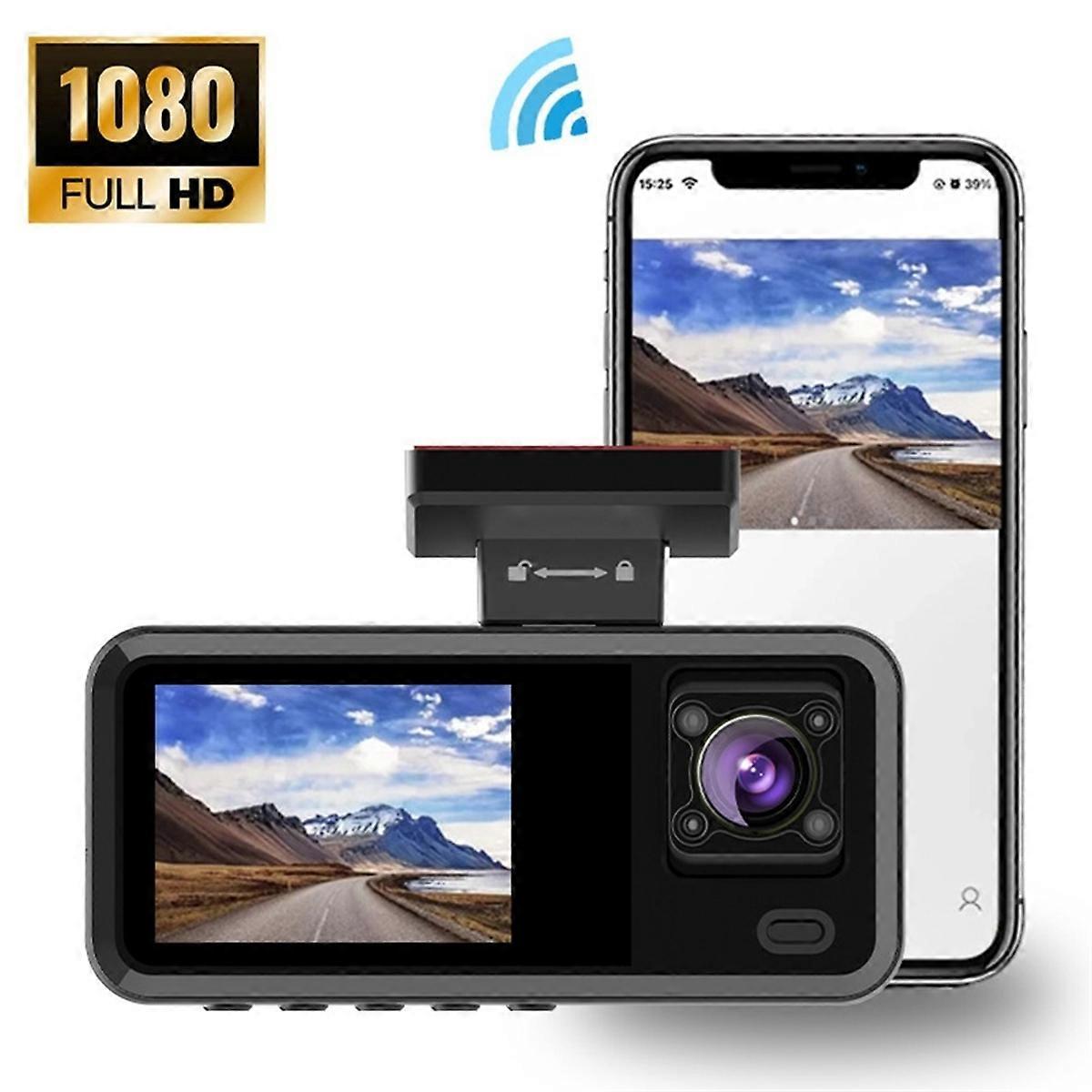 3 Channel Dash Cam for Cars Camera WIFI 1080P Video Recorder