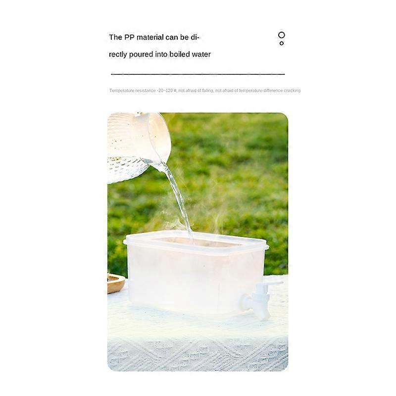 5L Cold Water Kettle with Faucet Refrigerator Cool Water Bucket Lemonade Bottle Beverage Water Dispe