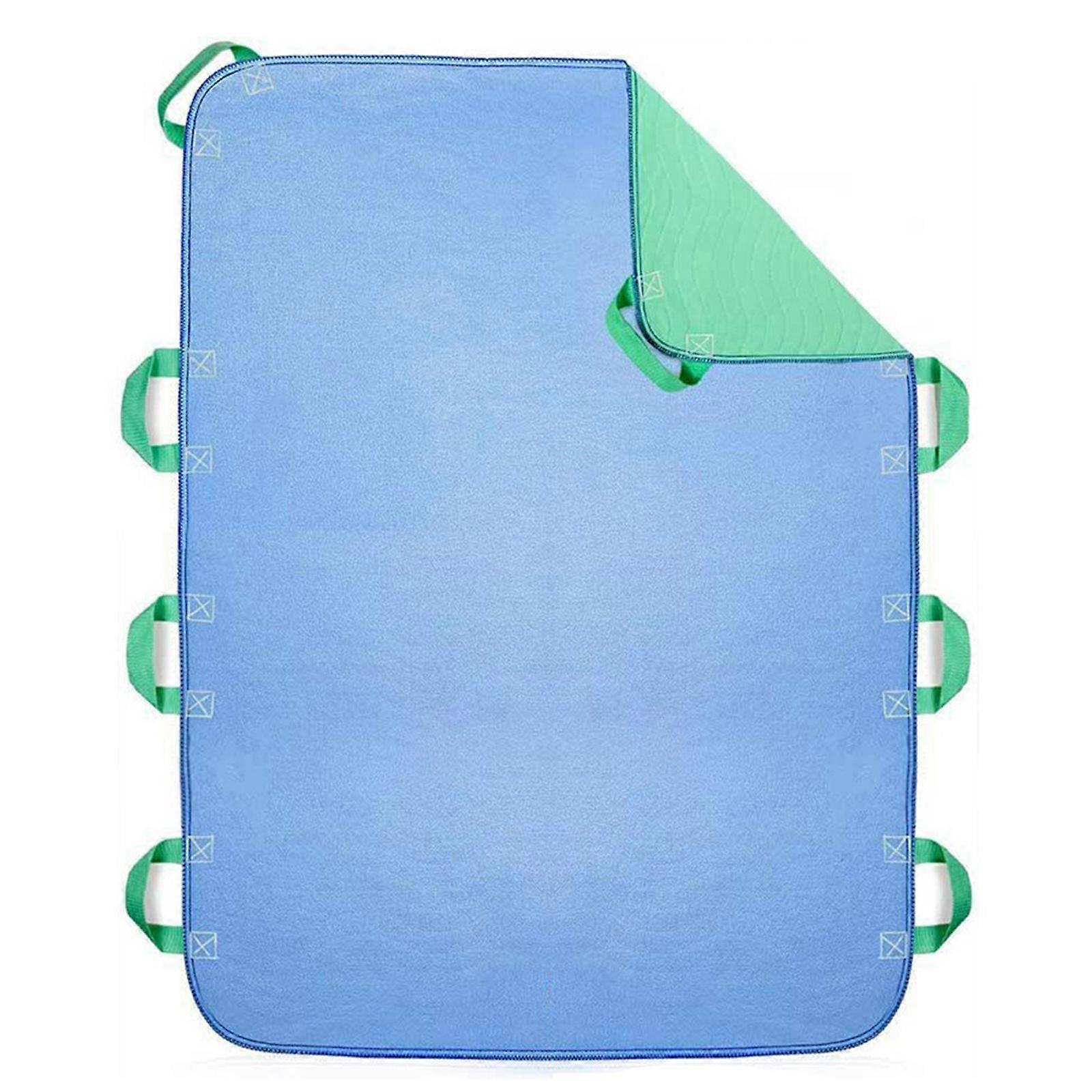 Positioning Bed Pad with Handles Incontinence Bed Pads Washable Reusable Pads for Elderly Bedridden Transferring