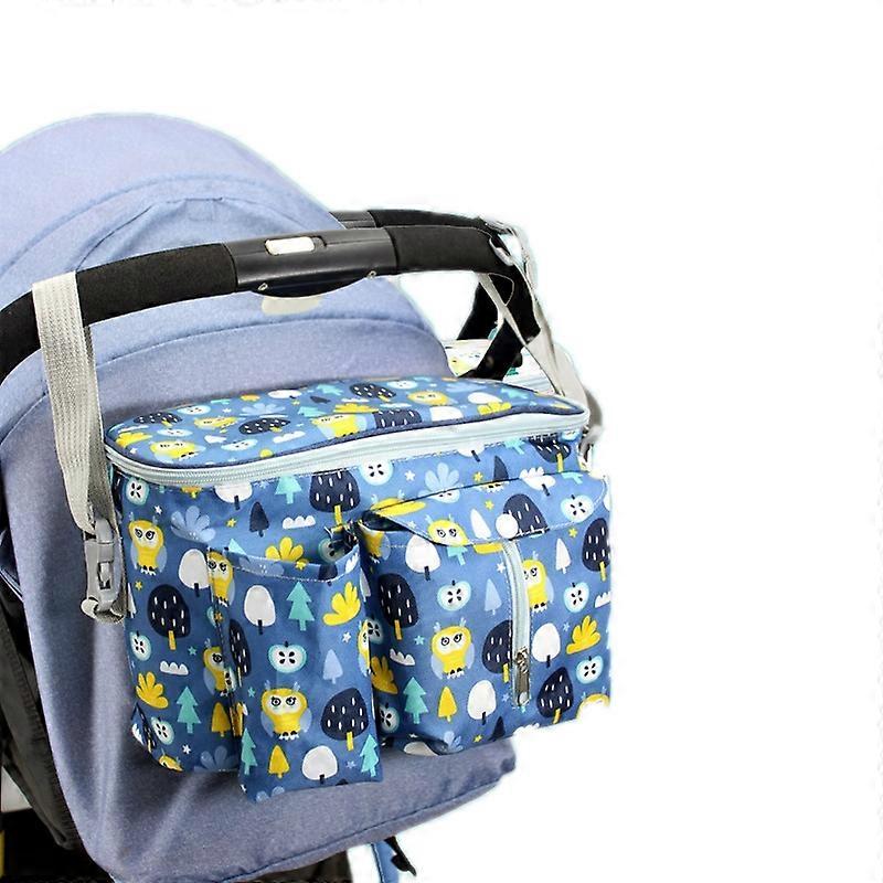Multifunctional Baby Stroller Storage Bag, Colour: Tibetan Owl