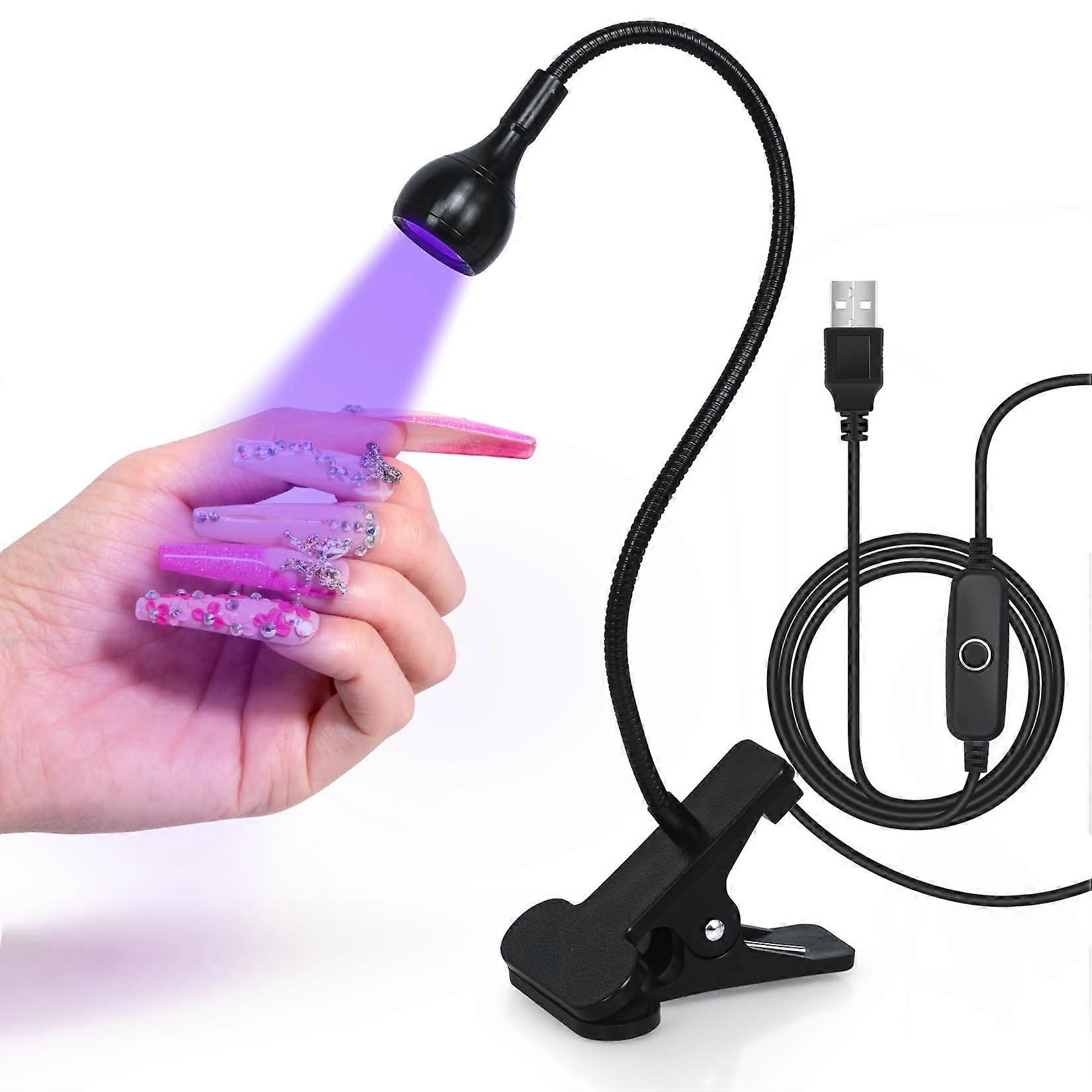 UV LED Nail Lamp for Gel Nails, 48W Professional Nail Dryer, Fast Drying, Compact Design, Compatible with All Gel Types