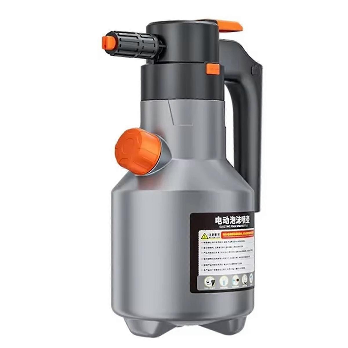 Autowaschanlage Sprühgerät Elektrisches Schaumsprühgerät Handheld Professional 2L Grau