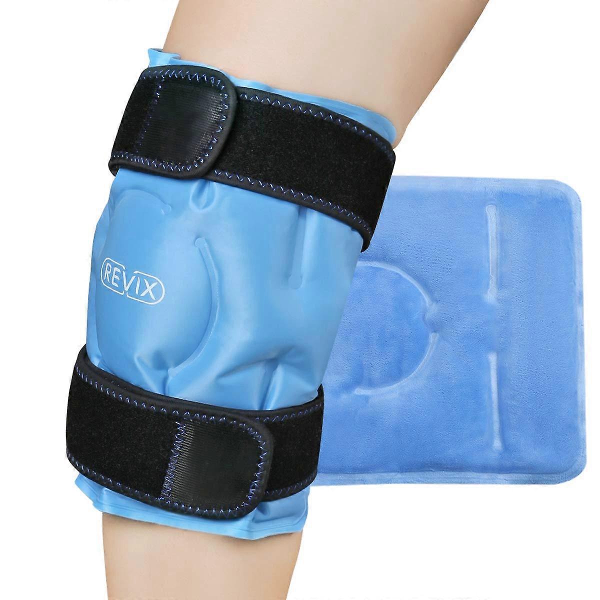Ice Pack for Knee Pain Relief, Reusable Gel Wrap for Swelling, Arthritis, ACL Injuries, Cold Therapy, Blue