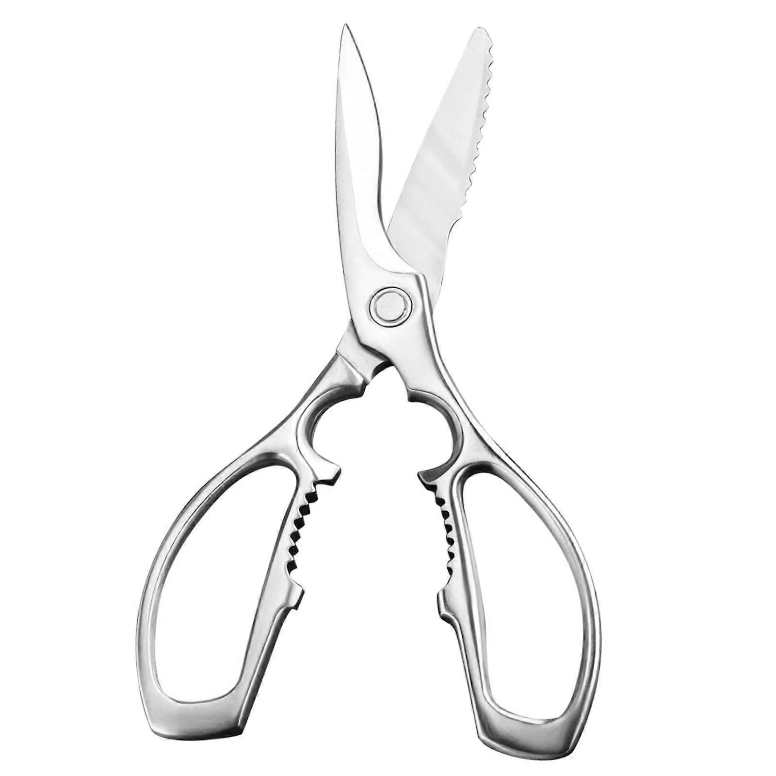 Stainless Steel Sharp Multipurpose Ergonomic Kitchen Shears 9-Inch For Chicken Seafood Vegetables