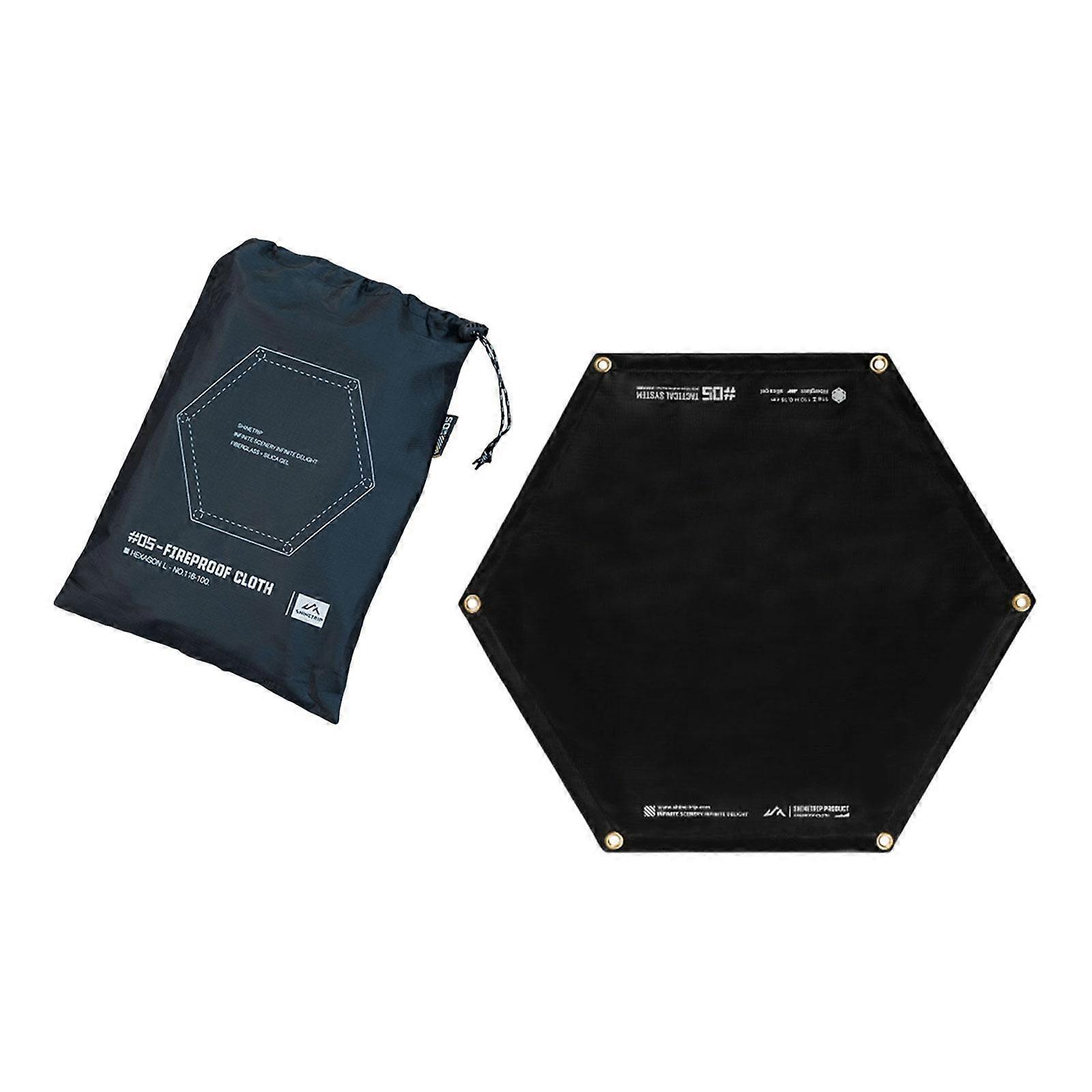 Fireproof Mat Camping Fire Pit Mat Portable Reusable Flame Retardant Insulation