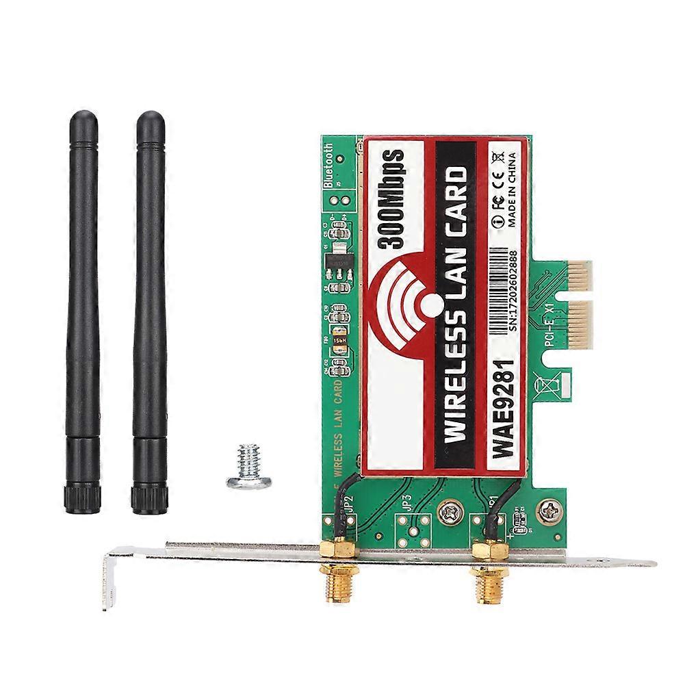 SSU-WAE9281 2.4G 300Mbps PCI-E Wireless Network Card Support AP Hotspots