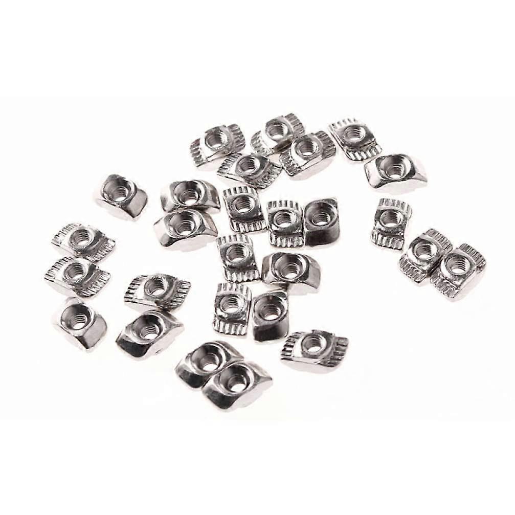 T Track Sliding Nut,Sliding T-nut Threaded,100pcs Sliding T-Nut M3 M4 M5 for 20 Series T-Slot