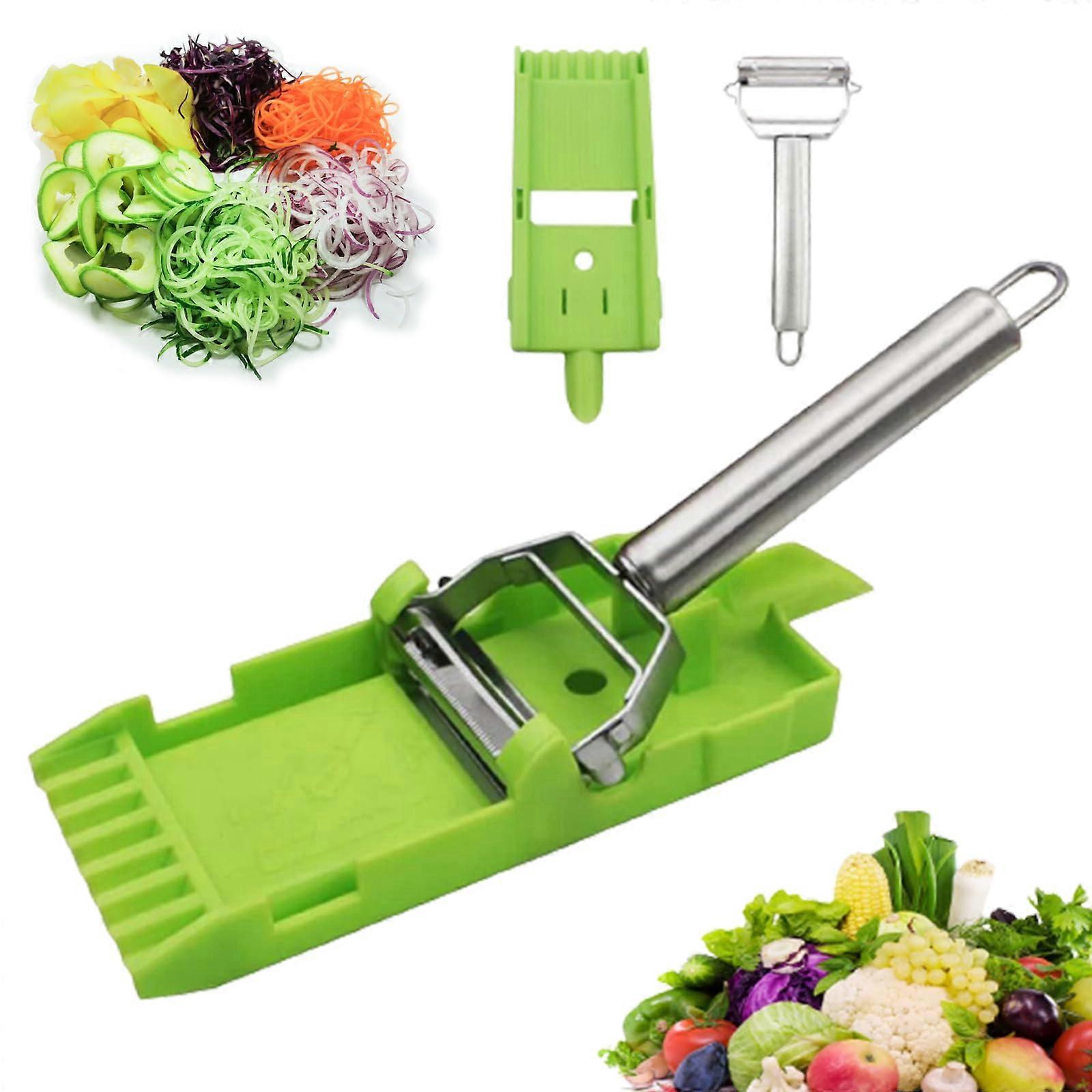 Multi Peeler Double Blade, Julien Peeling Tool for Vegetables, Fruits, Grating Plate, and Ribbons, 1 Piece