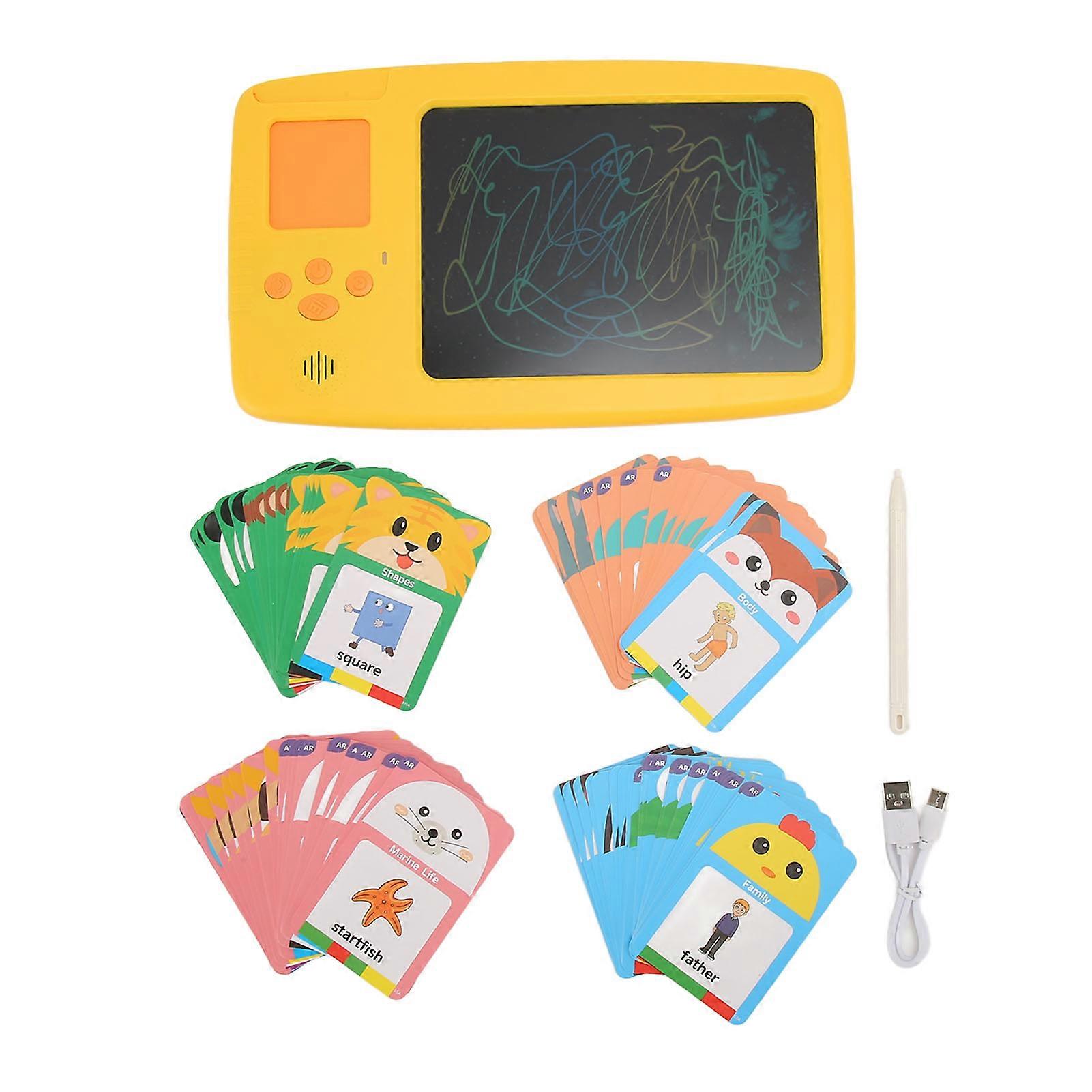 LCD Writing Tablet 8.5in Electronic Drawing Pads Broadcast Educational Learning Toy with Speaker for Boys Girls