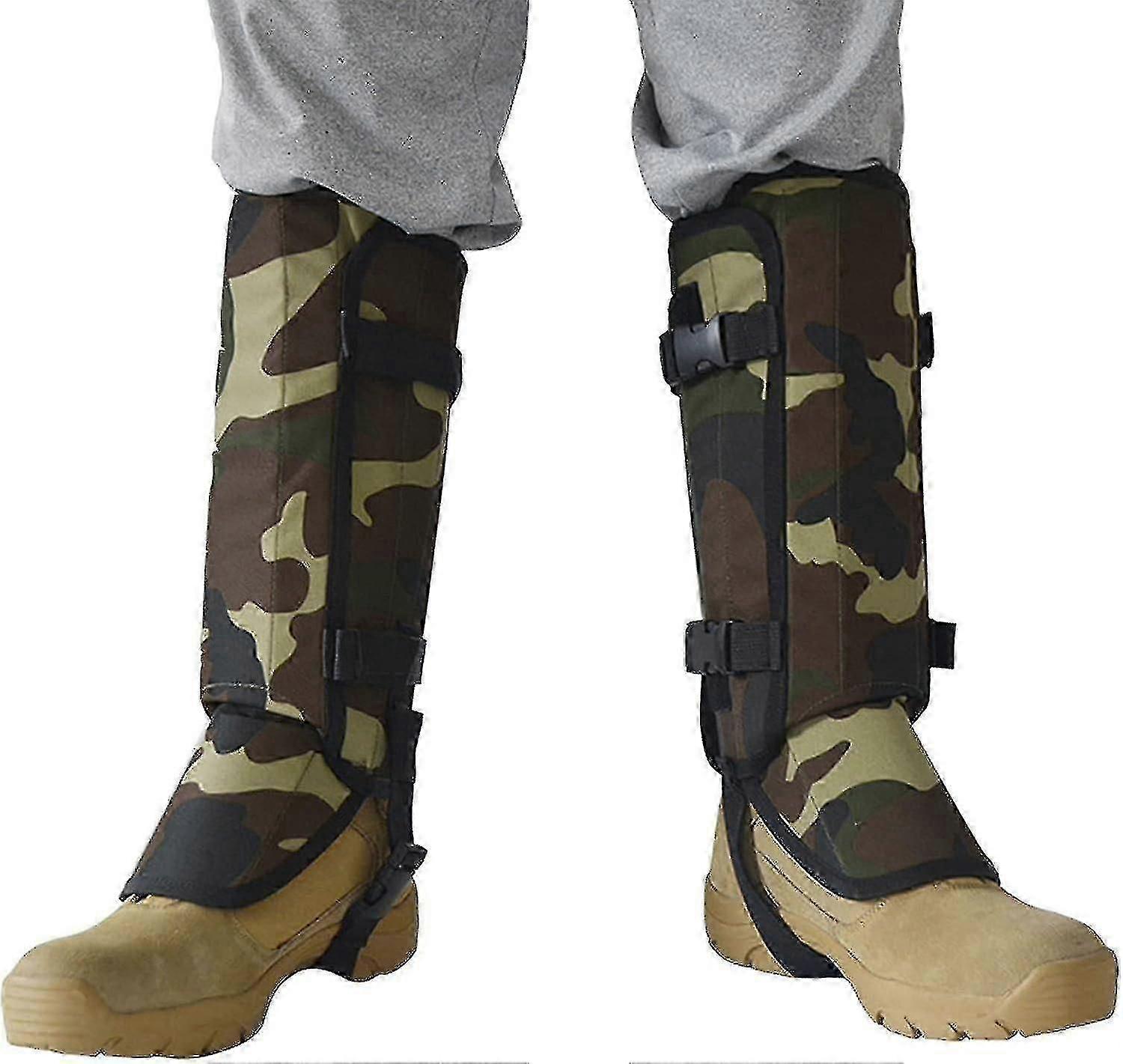 Snake Gaiters For Snake Guard For Legs From Snake Bites Thorns Brush Adjustable Size For Men Women