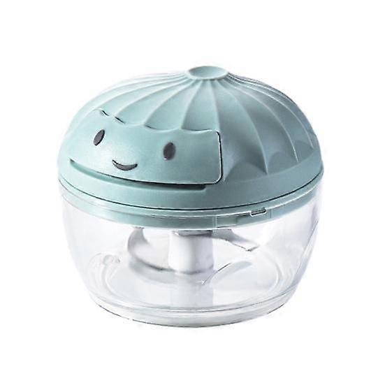 Manual Garlic Masher Detachable Transparent Food Grade Safe High Efficiency Garlic Mincer Chopper with Container Kitchen Onion Vegetable Cutter