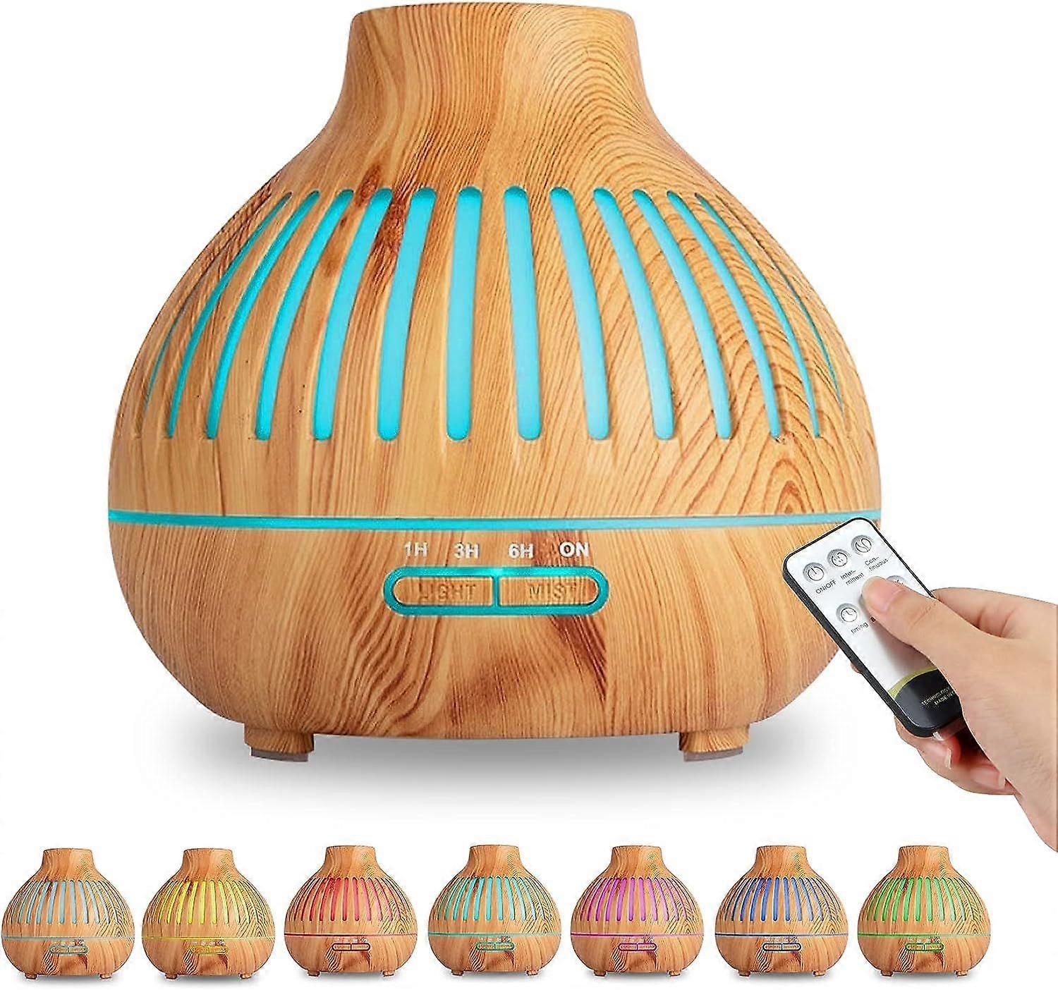 Electric Aroma Diffuser - 400ml 7 Color Night Light Essential Oil Diffuser for Home