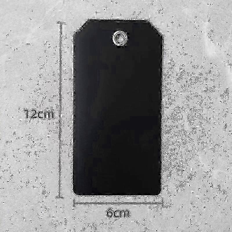 100pcs 6x12cm πλαστικές ετικέτες αποστολής πολύχρωμες κενές ετικέτες επισήμανσης αδιάβροχες
