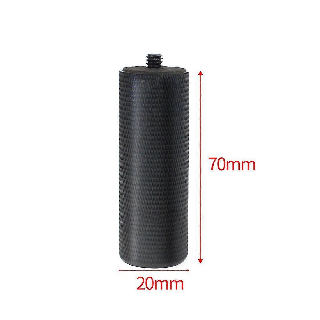Metal 1/4 Screw Handle Hand Grip Non-slip Handheld Stabilizer Tripod Rod 96mm for Gopro Camera Phone Video Lights Stand Holder