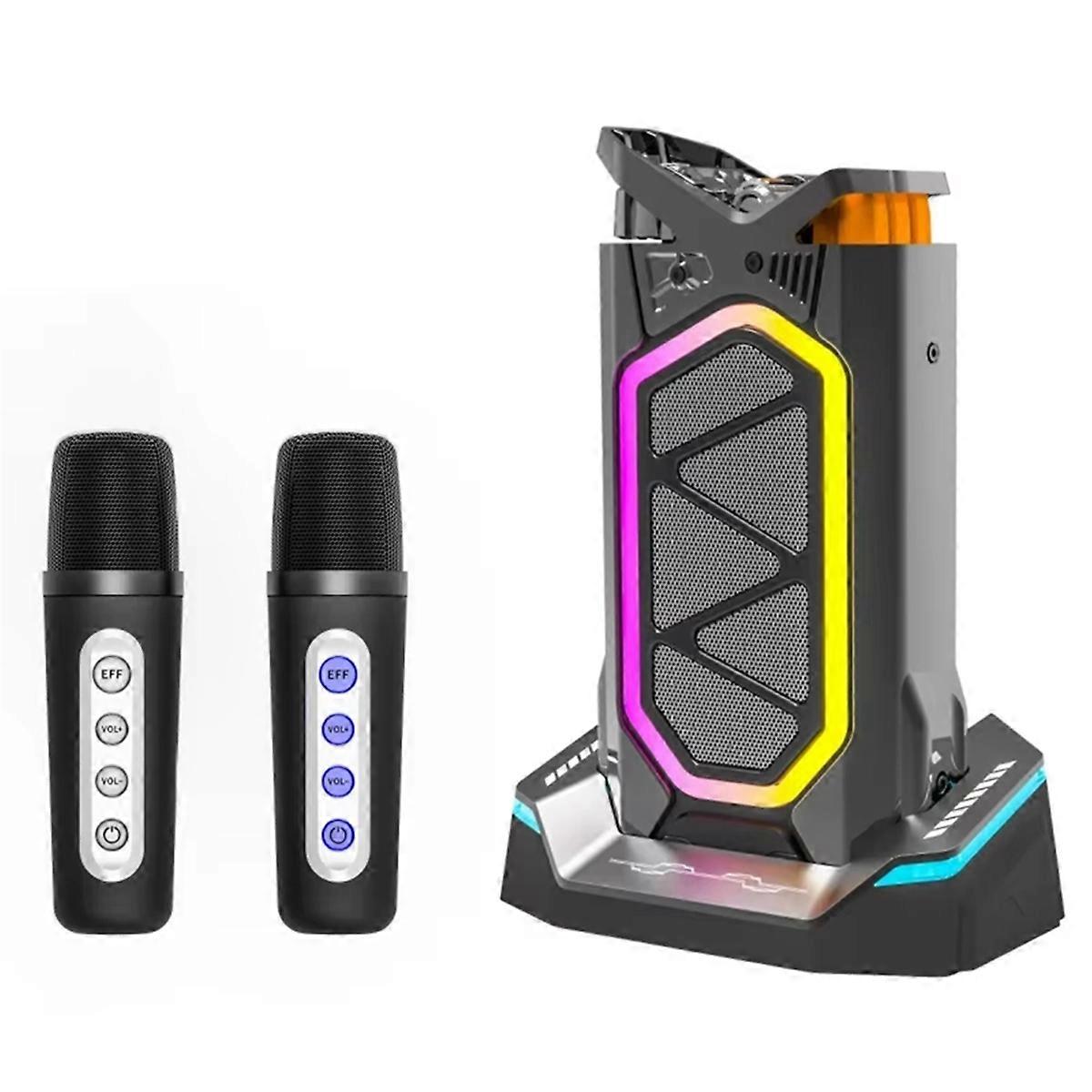 Portable Desktop Bluetooth 5.3 Audio Speaker Mechanical Cyberpunk