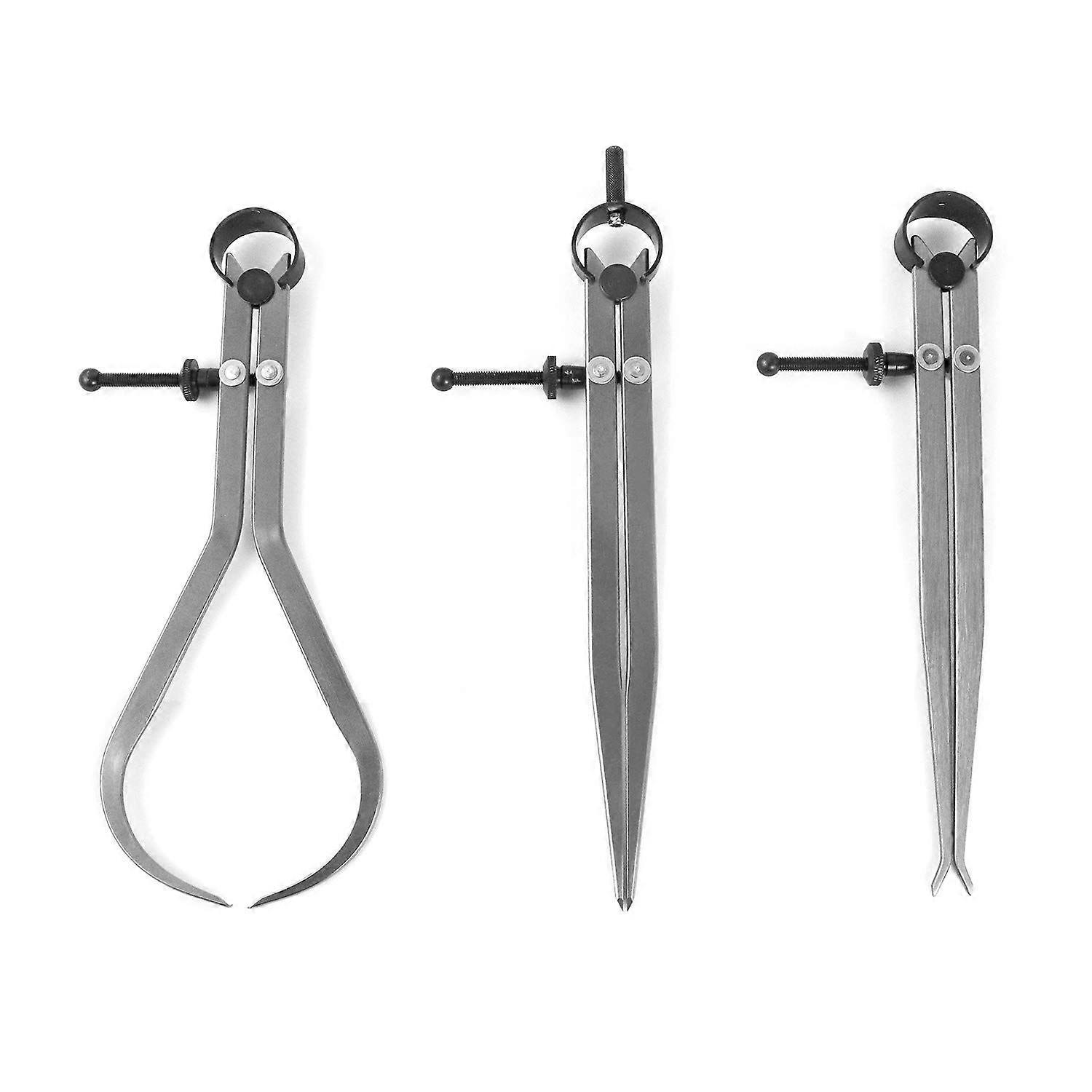 3PCS 250mm spring compass for measuring