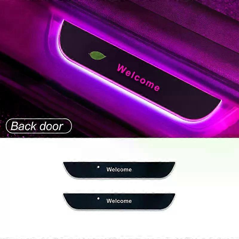LED Pedal Lamp RGB Neon Welcome Light compatible for Renault Hyundai Toyota Honda Skoda Other The Best in Automotive Noveltie
