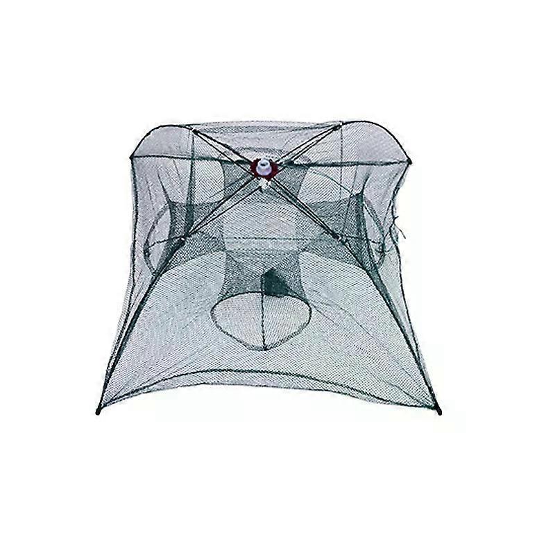 Ultralight Fishing Trap Nets Portable Nylon Mesh Crab Net Shrimp Cage Automatic Folding Fish Trap Fishing Net Fishing Accessorie
