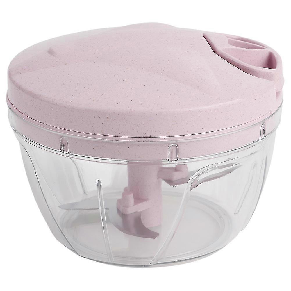 Multifunctional Maker Kitchen Cooking Machine Stirrer(Pink) Handpower Meat Grinder Flour