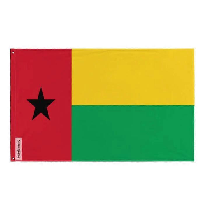 Flag of Guinea-Bissau – 160 x 240 cm – Polyester – Iron eyelets – Durable