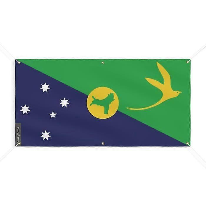 Christmas Island Flag Banner 6 Grommets 140x280cm Polyester
