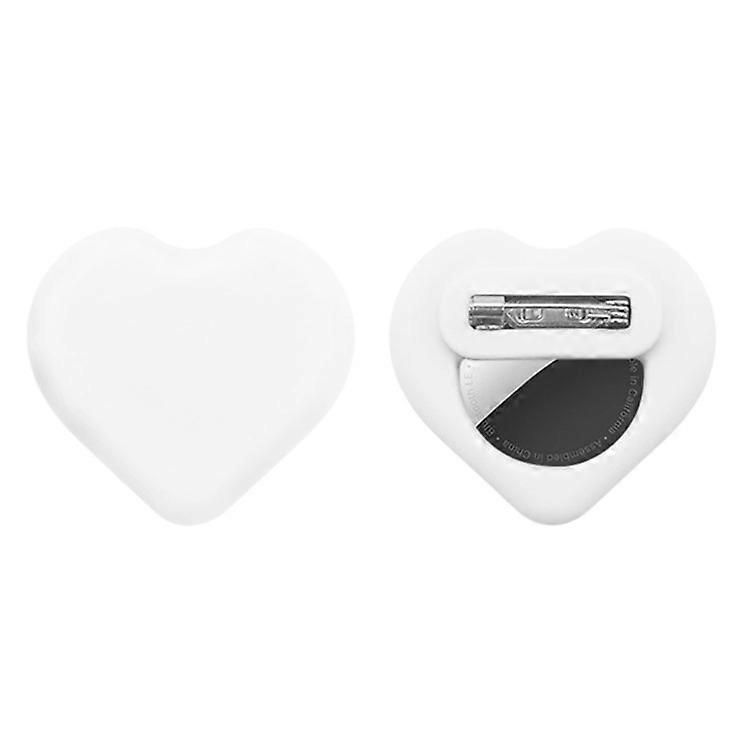 Compatible For Apple AirTag Silicone Case Heart Shaped Brooch Style Bluetooth Tracker Protective Cover