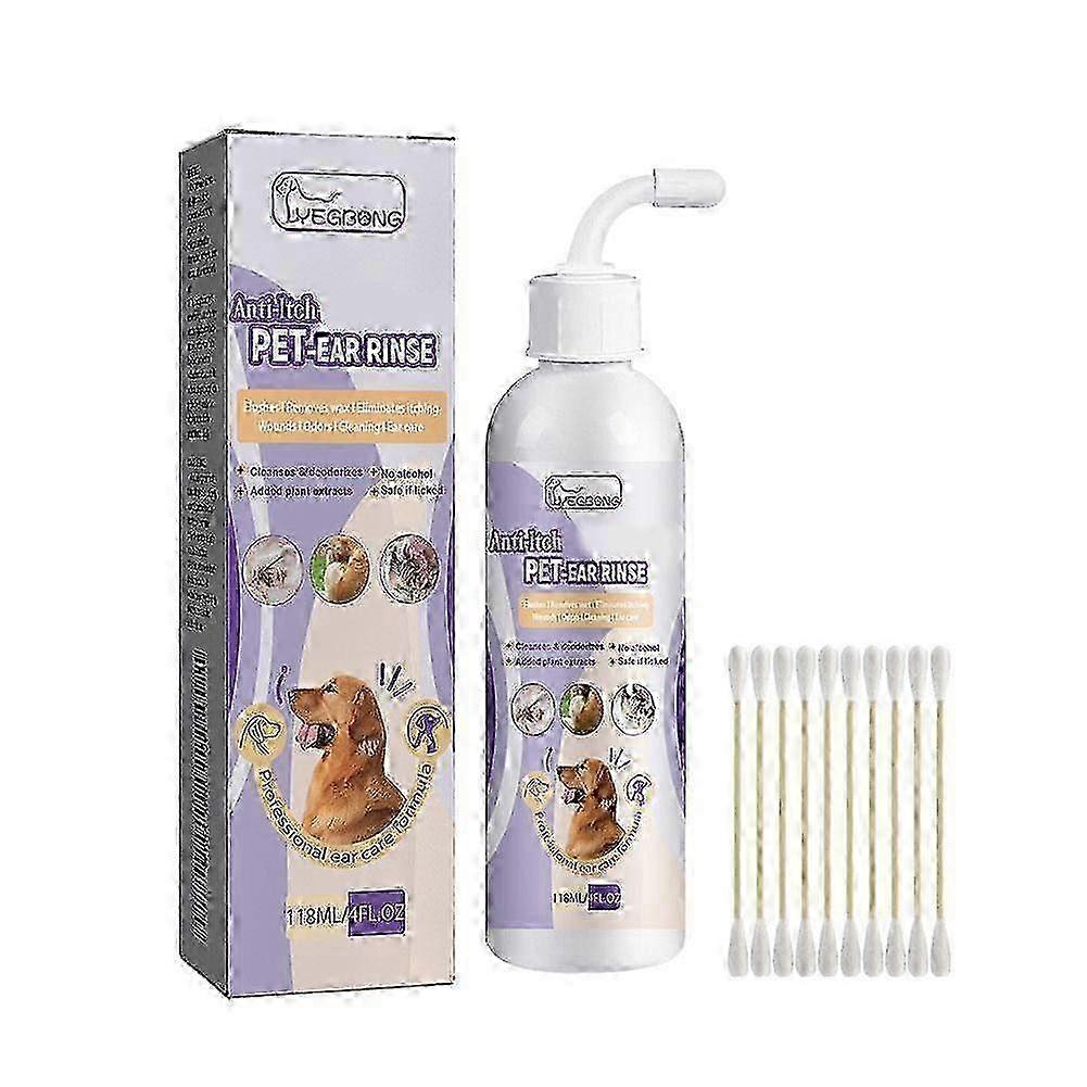 2025 Dog Ear Drops 118ml With Swabs