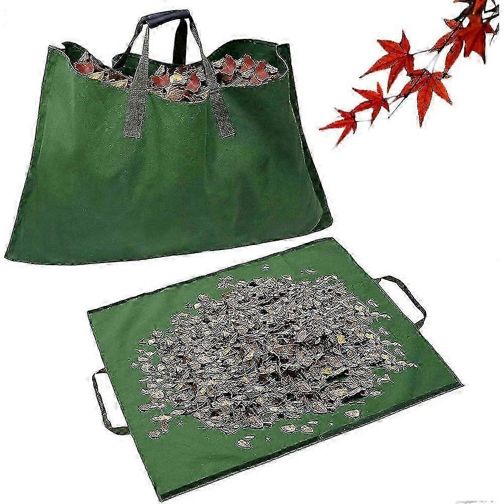 庭のゴミ袋、庭の葉の廃棄物収集、再利用可能な頑丈なキャンバス生地、庭のゴミ廃棄物袋