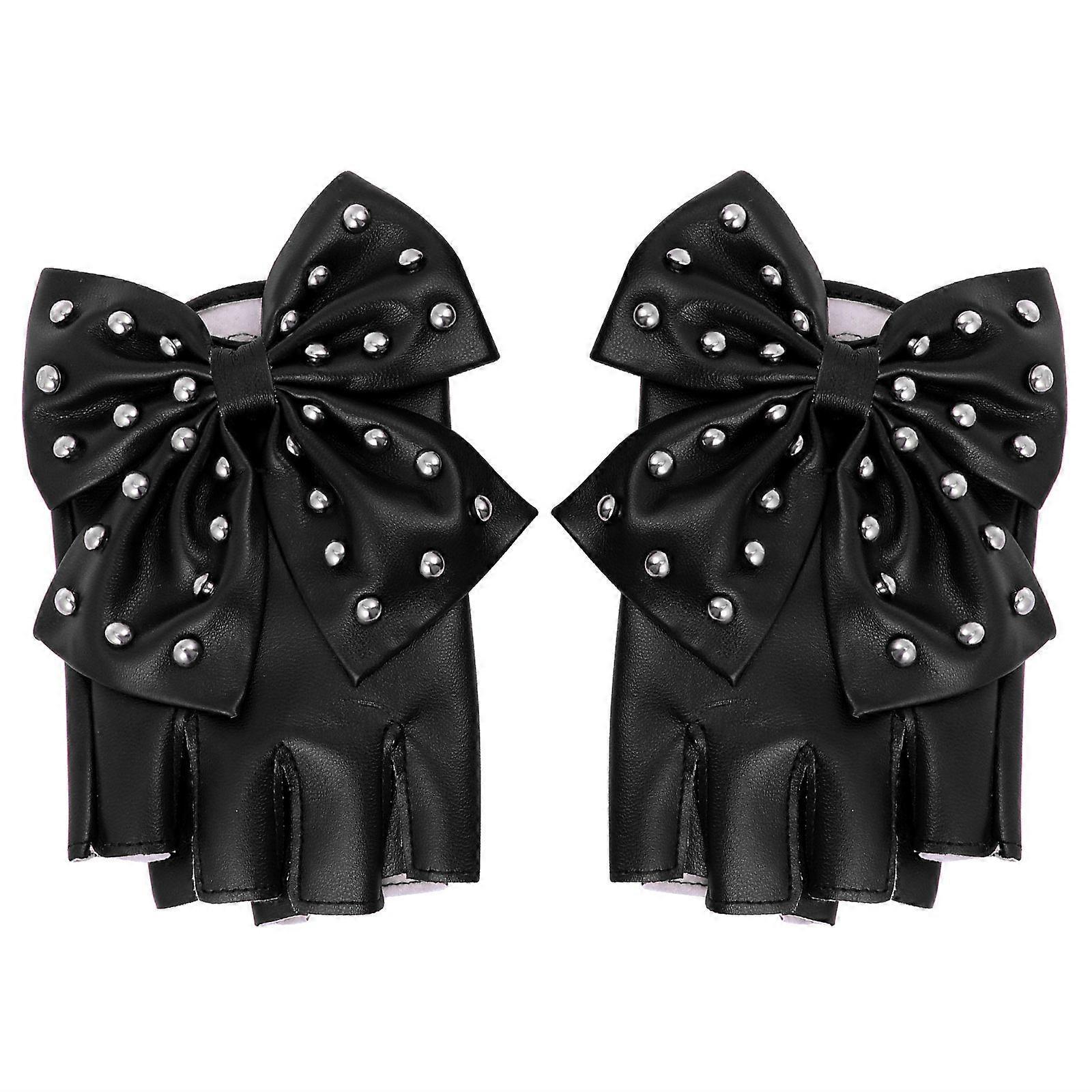 Ladies Gloves, Perfect Retro Half-finger for Christmas Celebrations