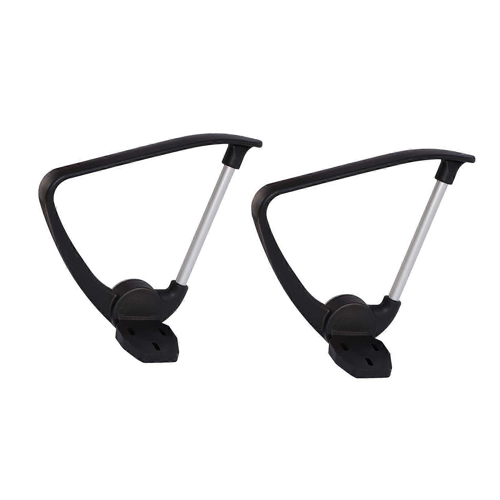 Office Chair Arm Replacement 2Pcs Loop Arm Repair Left and Right Compatible with Ergonomic Chairs Black Plastic
