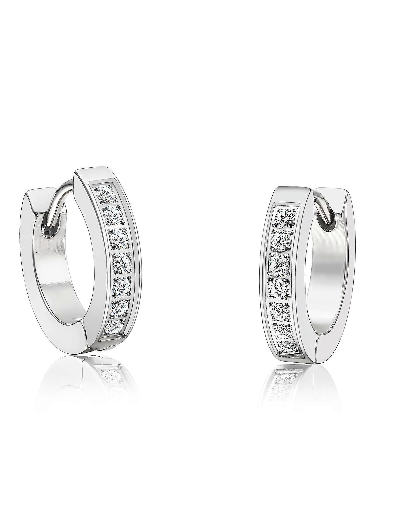 G23 Pure Titanium Hypoallergenic Huggie Hoop Earrings for Sensitive Ears Model G23 Titanium Hoops Hypoallergenic