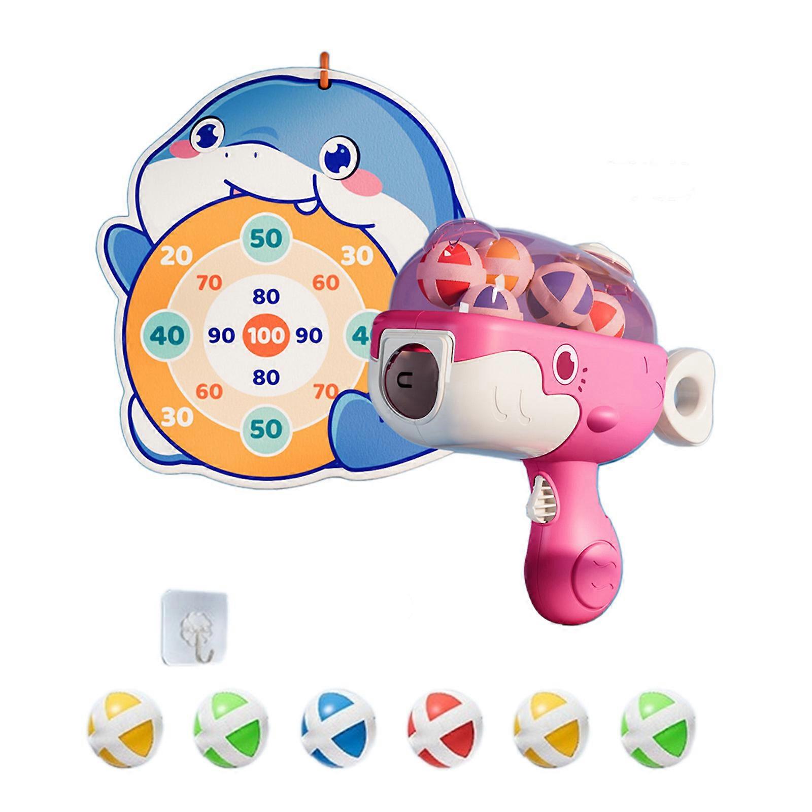 Cartoon Whale Throwing Toy Set Boost Motor Skills and Enjoy Hours of Entertainment Suitable for Indoor and Outdoor Play Pink