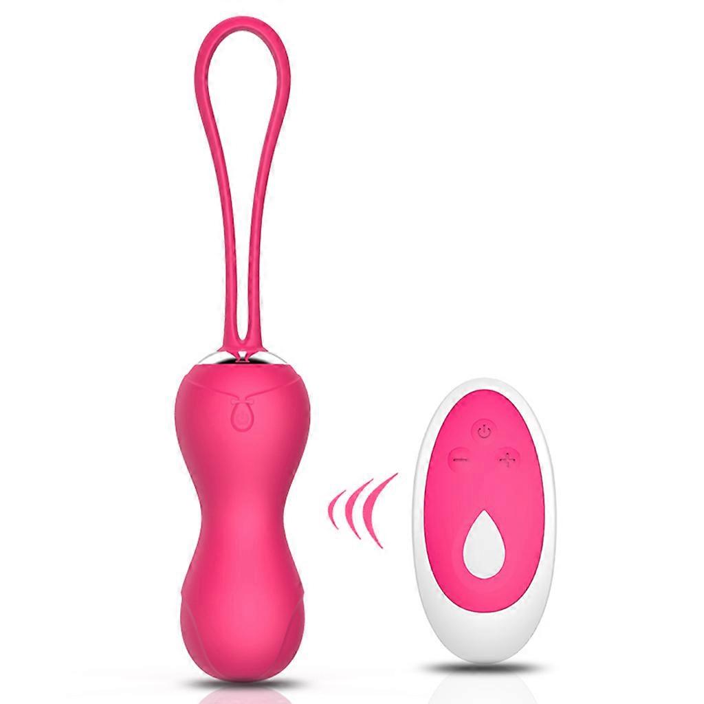 Kegel Exerciser for Tightening Bladder Control Pelvic Floor Kegel Balls for Begi rose red