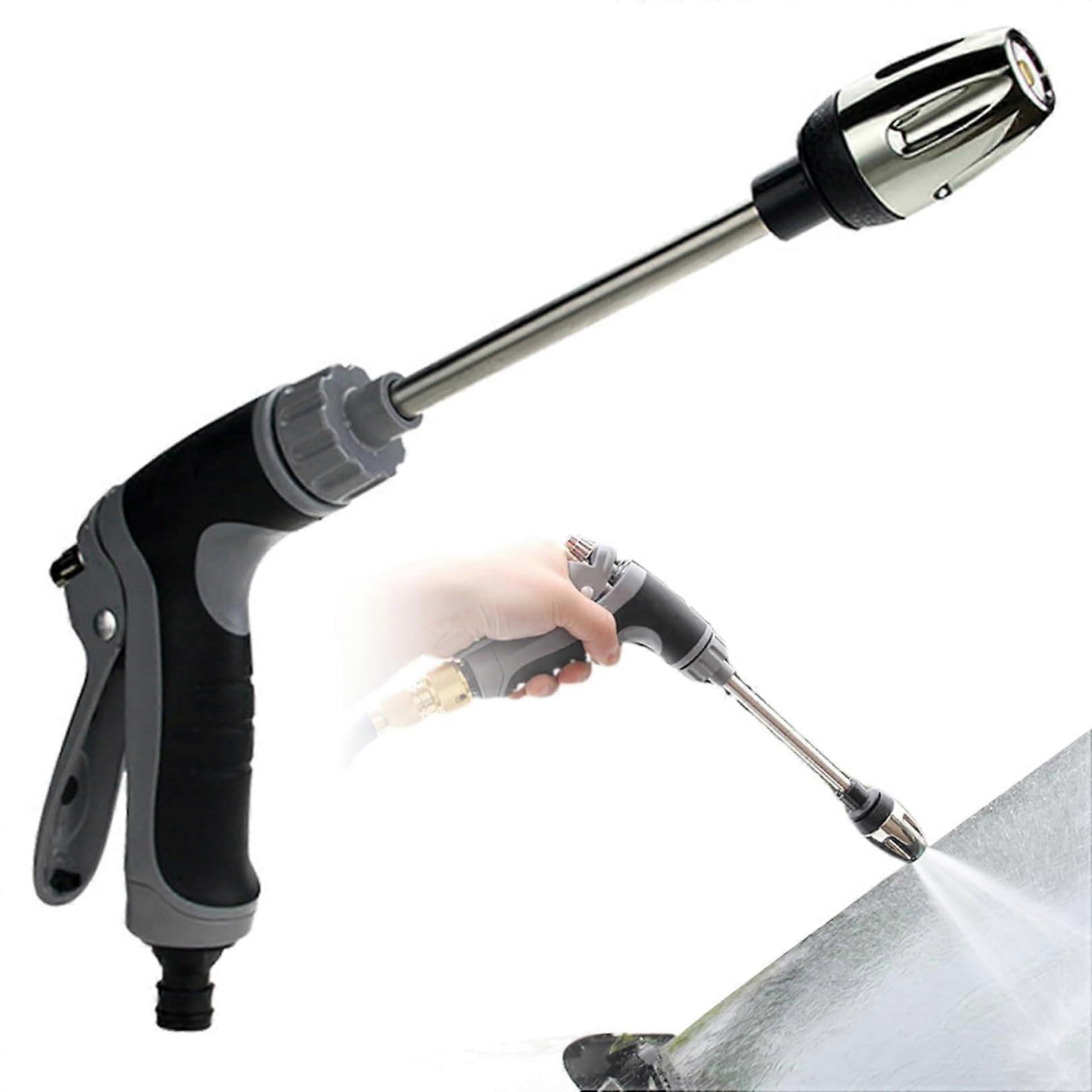 High Pressure Nozzle for Garden Turbowasher, Adjustable Spray Gun, 1/4 Inch Hose Connection, Durable Plastic Design
