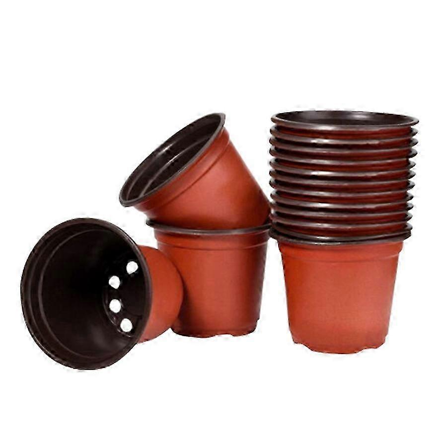 2025 Breathable Durable Plastic Flowerpots for Seedlings - 100pcs