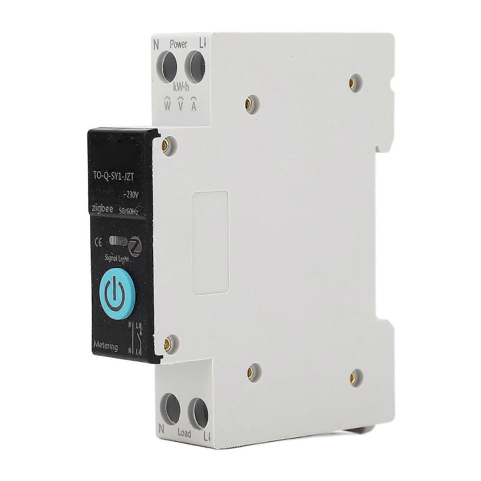 High quality  tongou Tuya metering zigbee smart switch circuit breaker wireless