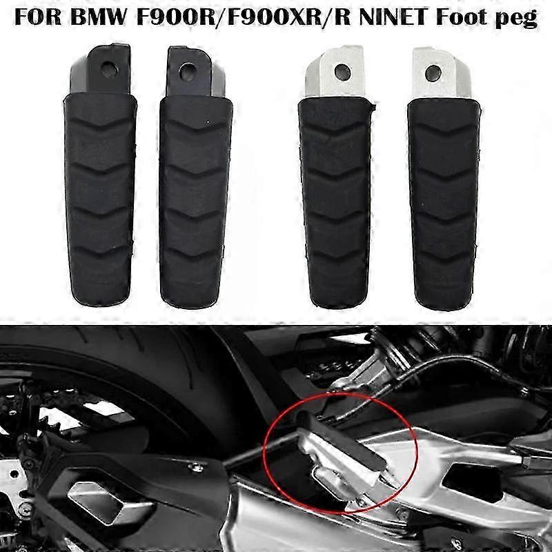 Motorcycle Aluminum Footrests for Certain Brand Models, Front and Rear Footrests for Similar Brand F900R/F900XR R NINE T R9T Urban Pure Scra
