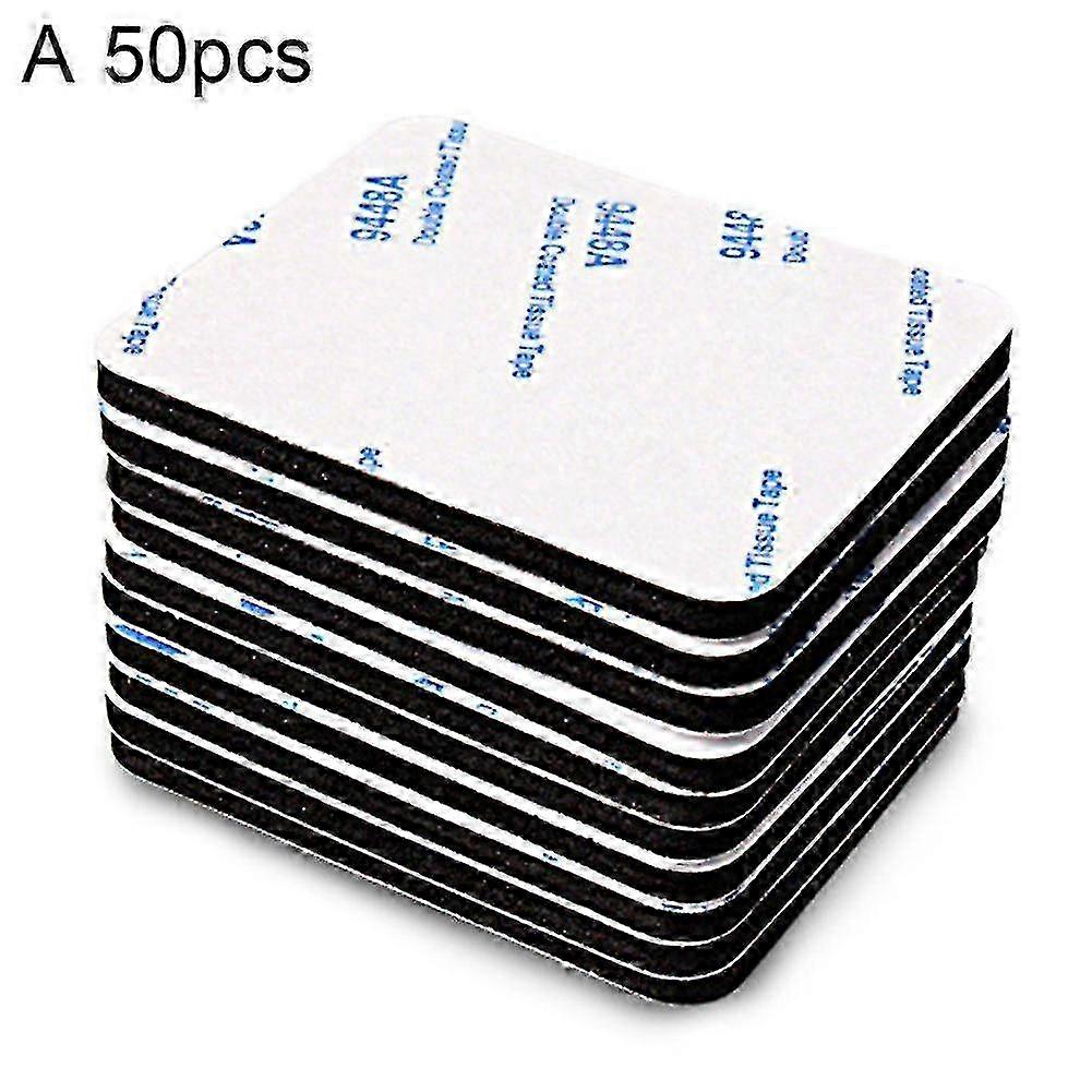 50stk stærk dobbeltsidet skumtape klæbende vægmonteringspuder sort