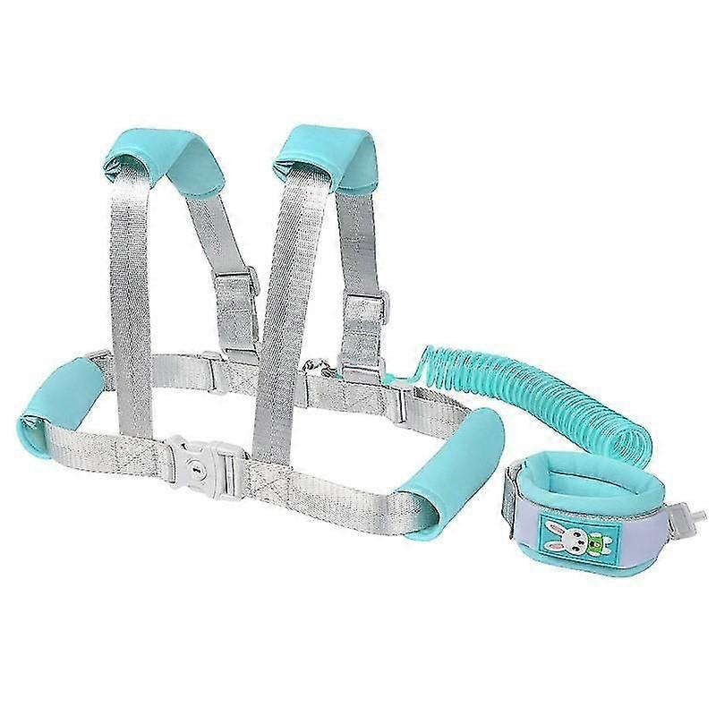 Anti-lost toddler leash with backpack strap and wrist connection for child safety wrist strap