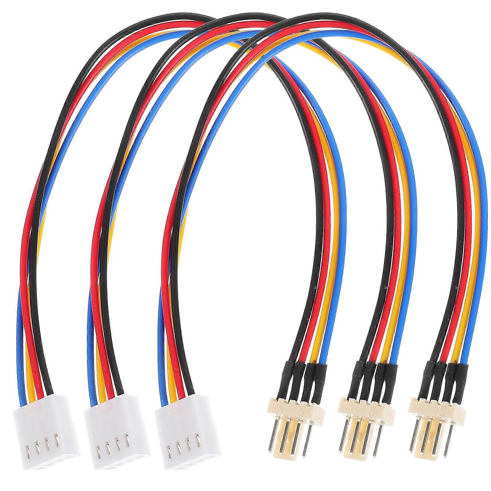 4-Pin PC Fan Extension Cords Indoor, Power Splitter Cable for Efficient Cooling Systems