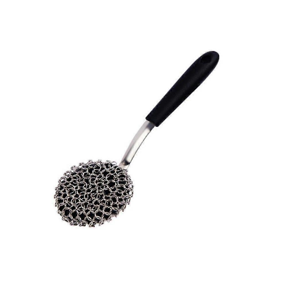 3-in-1 Chainmail Grill Scrubber,Chain Mail Grill Scrubber Cast Iron,Hairless
