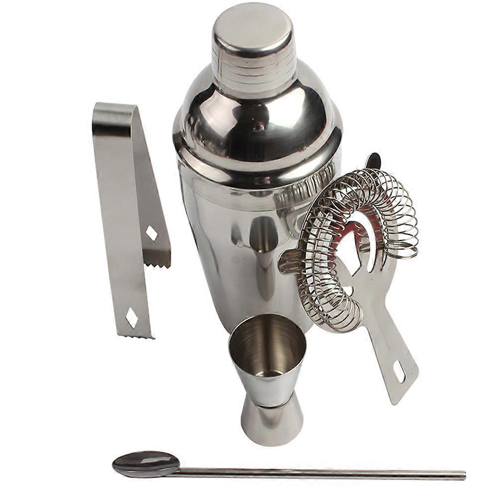 Bartending Tools Stainless Steel Cocktail Shaker Portable For Restaurant 5.2*16.5 Cm Drink Mixer 1 Set