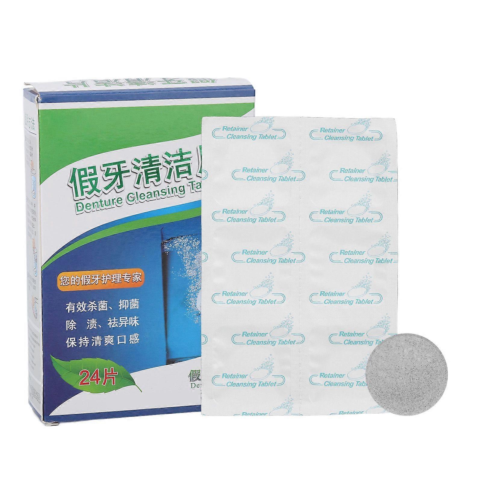 2025 Latest Model 24 Pcs Denture Cleaning Tablets Orthodontic Invisalign Brace...
