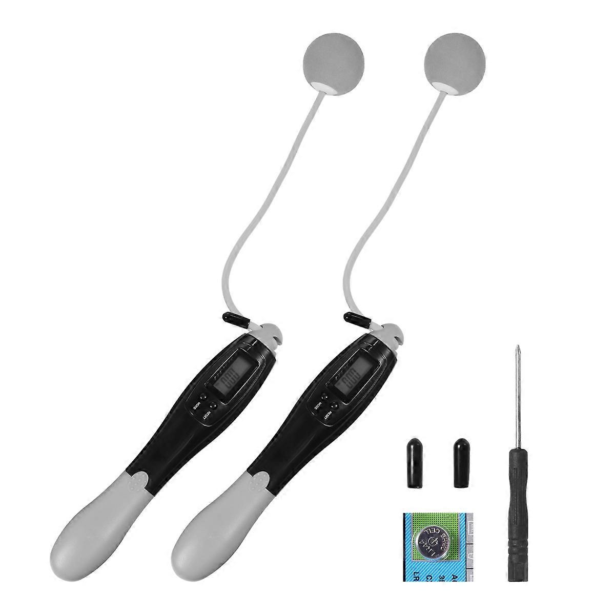 Ropeless Skipping Rope Durable Smart Counting Design Round Handle For Athletes 1Set