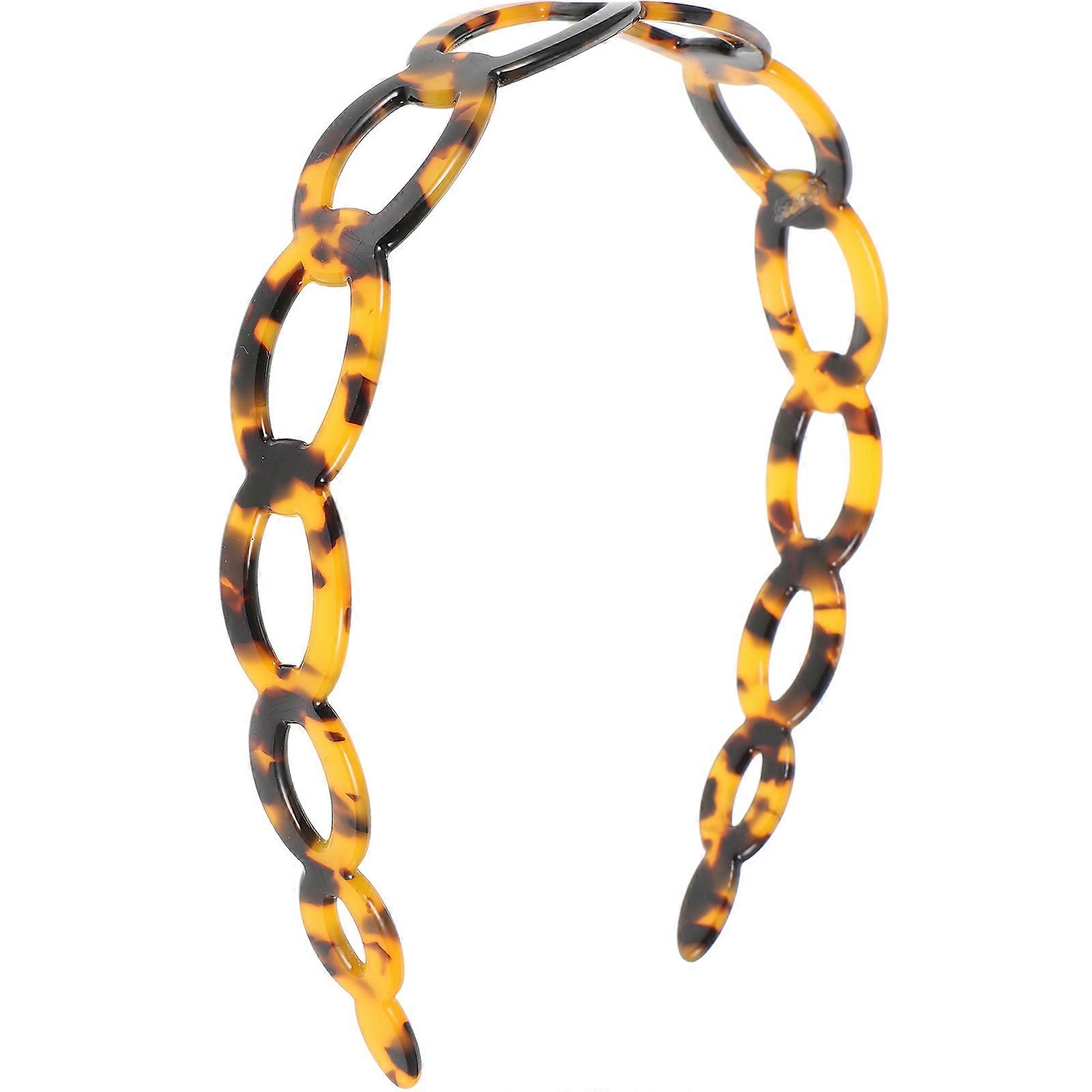 Here's a polished and professional product description based on the title you provided:
**Vintage Tortoiseshell Hairband – Non Slip Decorative