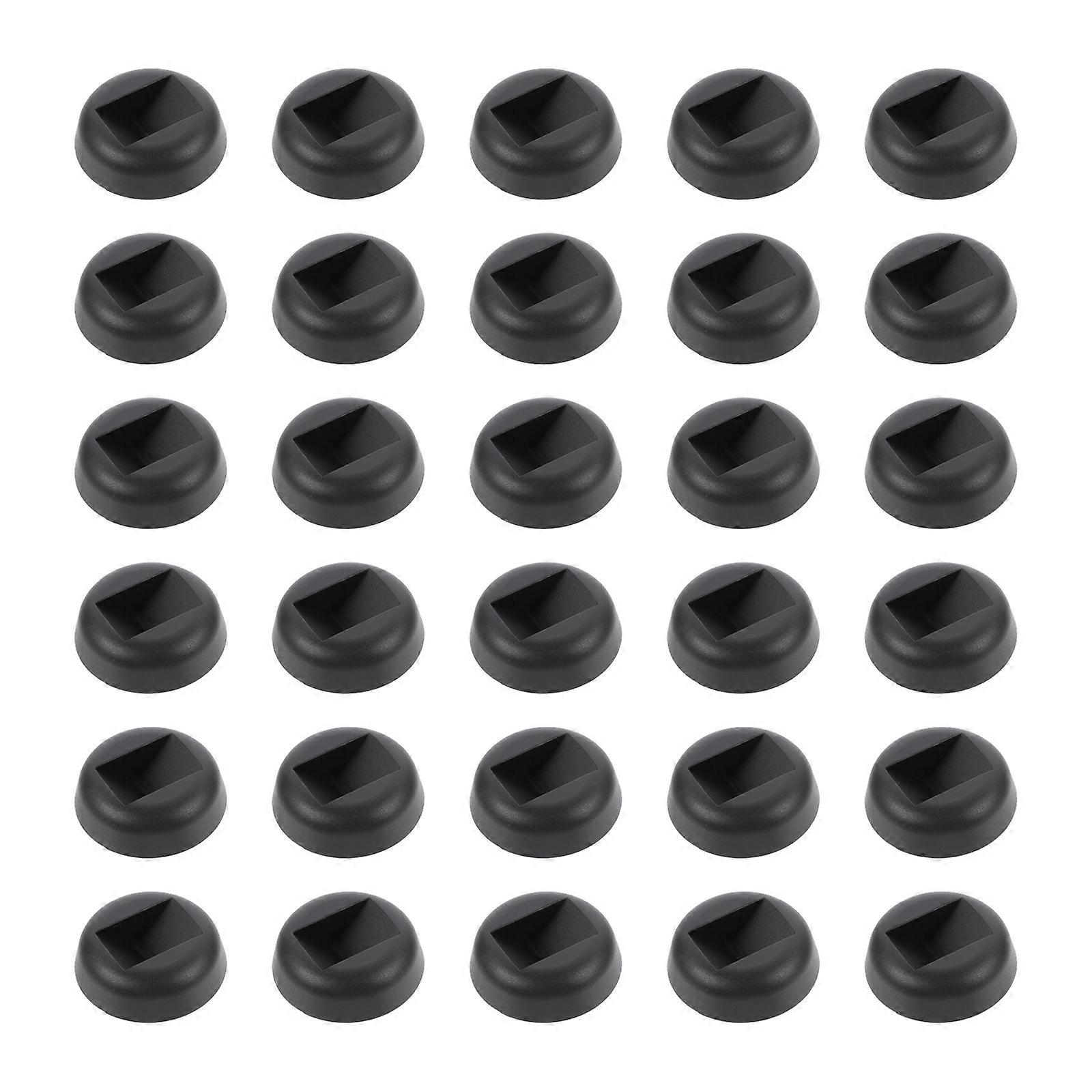 Jewelry Rack Bases Plastic Display Boxes Exhibition 5.5x5.5cm Multipurpose 30Pcs