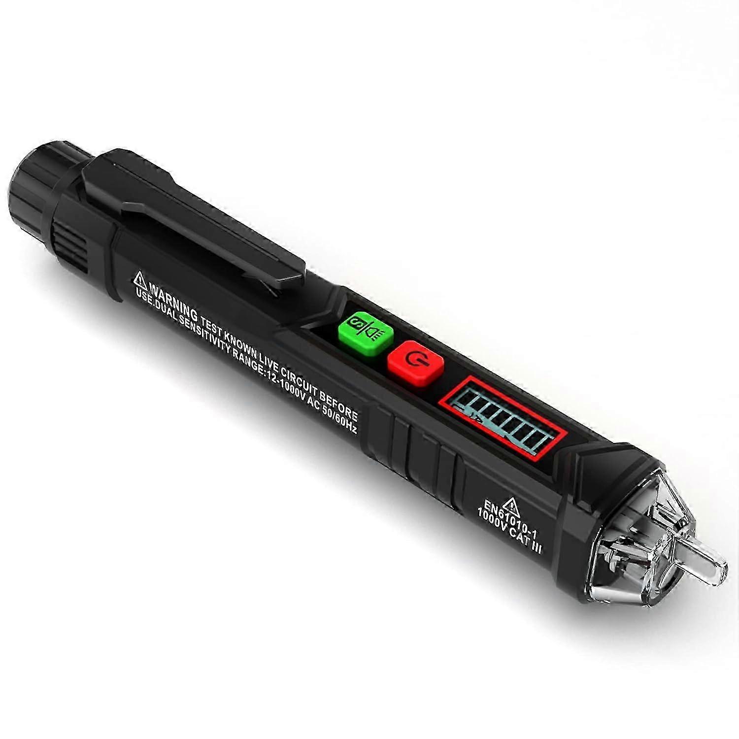 AC 12V-1000V Dual Range Non-Contact Voltage Detector and Live/Neutral Wire Tester
