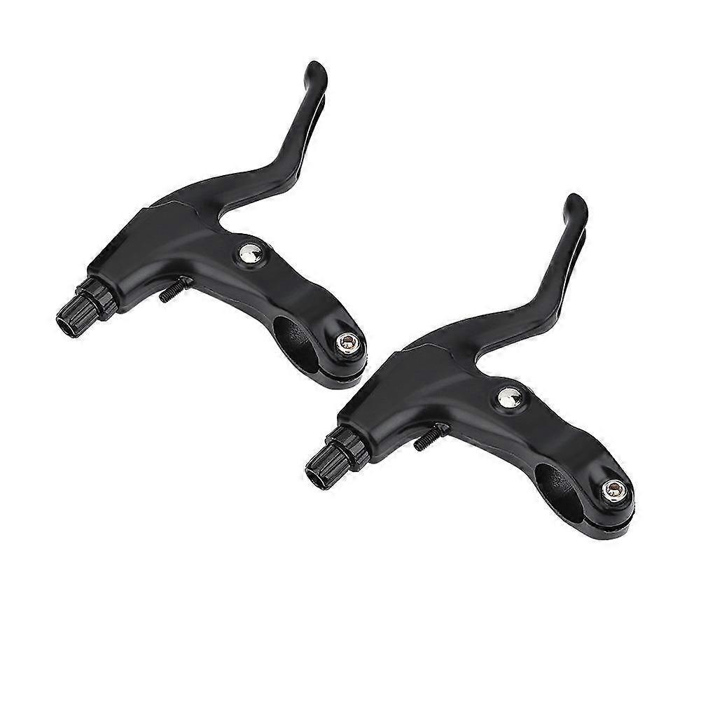 1 Pair Bike Brake Lever Aluminum Alloy Ultralight Brake Handle Universal for Mountain Bike Road Bike (Black)